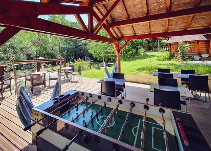 Tente Toile&bois - 2 Chambres, Terrasse - Api-1-52-789 Camping Fenouillet (Pyrenees-Orientales)